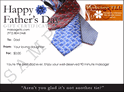 Massage TLC Father's Day Massage Gift Certificate Example